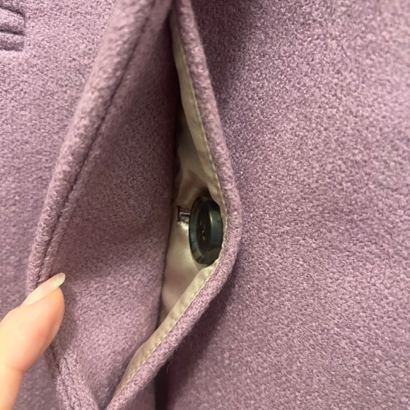 Petite Savoy Topcoat in Italian Wool-Blend Lavender New without Tags 10P Petite - Picture 10 of 16